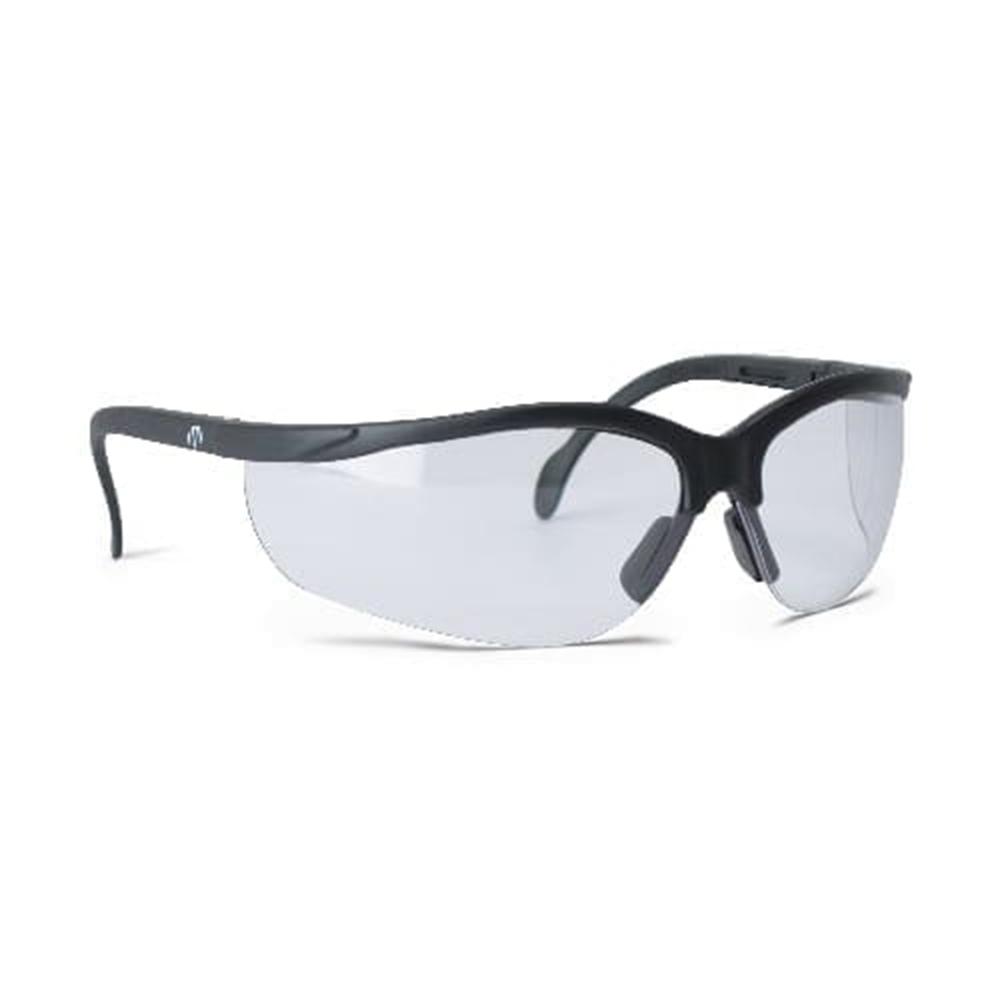 WALKERS SPORT GLASSES CLEAR LENS BLACK POLYMER FRAME POLYCARBONATE LEN