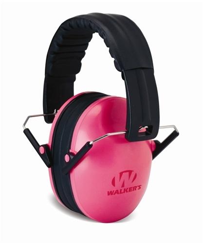 WALKER'S GAME EAR FOLDING SMALL PASSIVE EAR MUFFS PINK