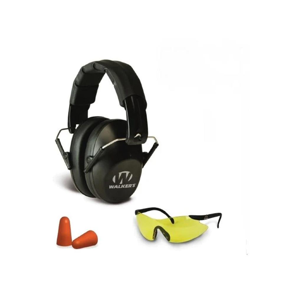 PRO LOW PROFILE FOLDING MUFF GLASSES PLUGS COMBO