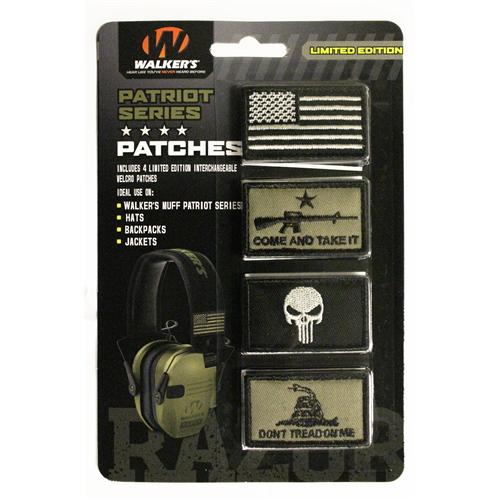 PATRIOT PATCH KIT  4 ASSORTED PATCHES COME & TAKE IT VERSION