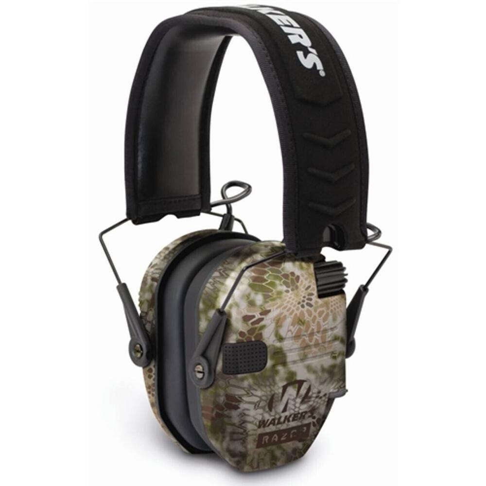 WALKER'S GAME EAR RAZOR SLIM ELECTRONIC MUFF KRYPTEK CAMO