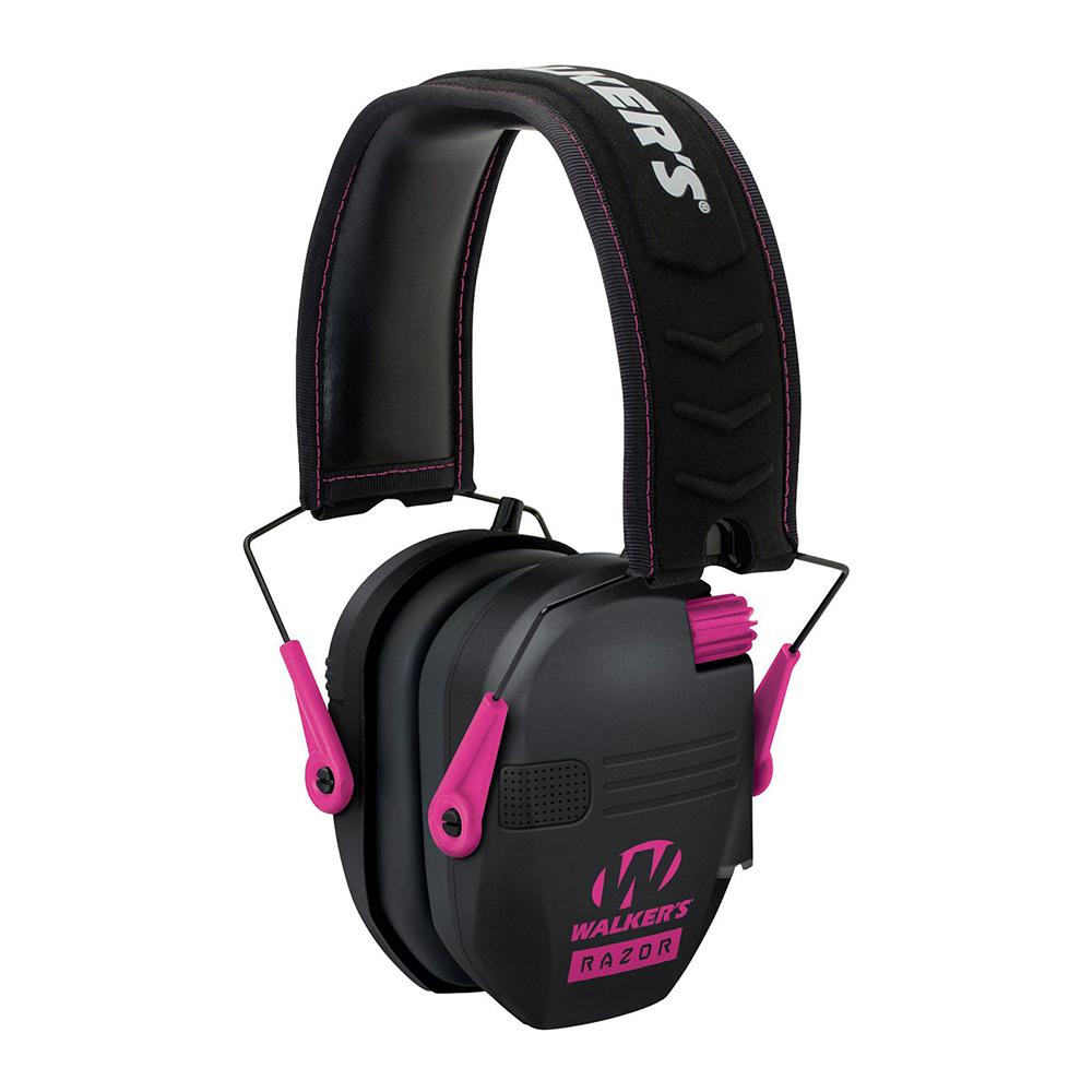 WALKER'S GAME EAR RAZOR SLIM ELECTRONIC MUFF PINK