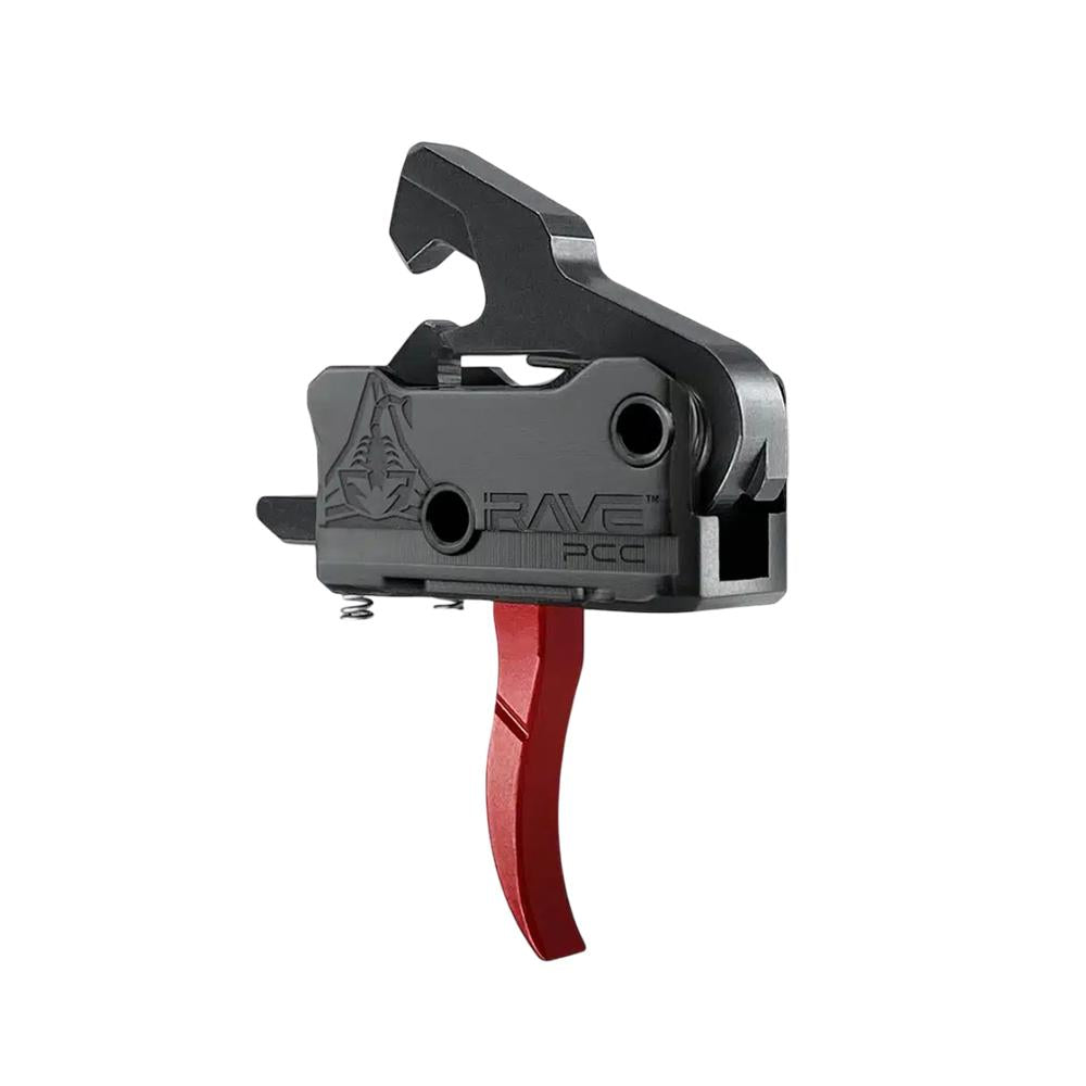Rise Rave PCC AR Trigger Red with Anti-Walk Pins