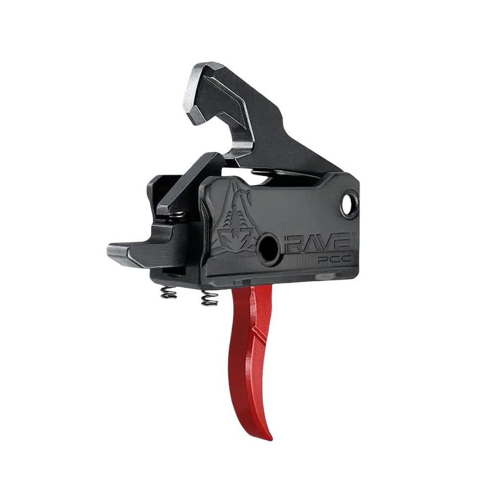 Rise Rave PCC AR Trigger Red with Anti-Walk Pins