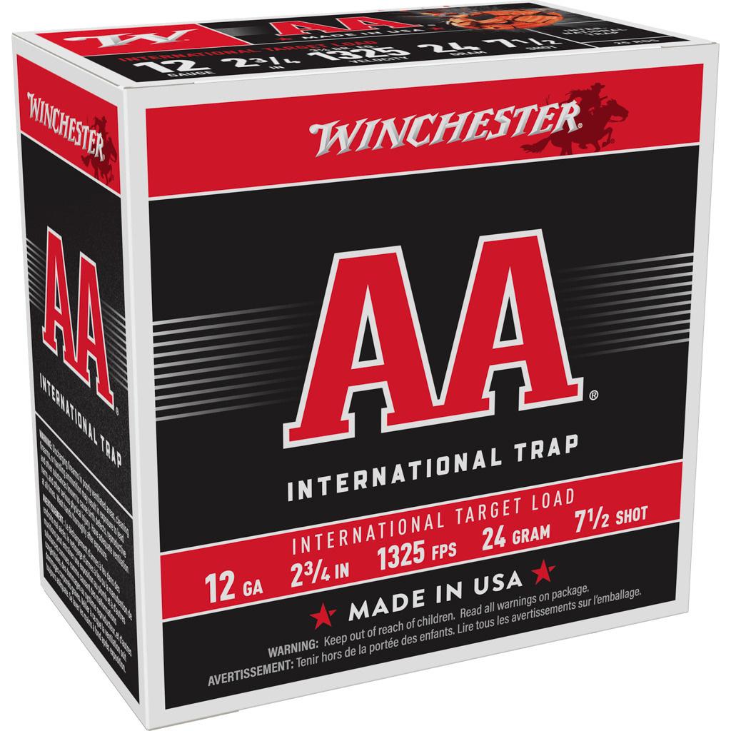 12 GA 2-3/4 #7.5 AA INTERNATIONAL TARGET 24 GRAM 25/RDS