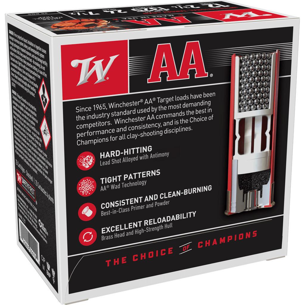 12 GA 2-3/4 #7.5 AA INTERNATIONAL TARGET 24 GRAM 25/RDS