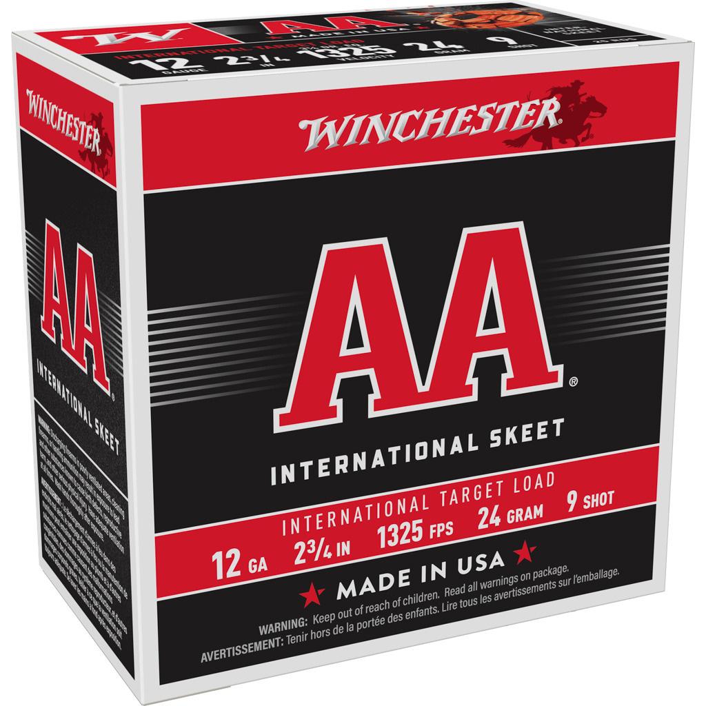 12 GA 2-3/4 #9 AA INTERNATIONAL TARGET 24 GRAM 25/RDS