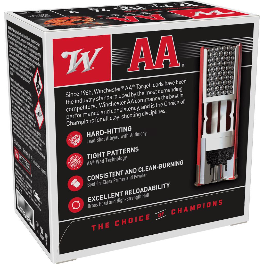 12 GA 2-3/4 #9 AA INTERNATIONAL TARGET 24 GRAM 25/RDS