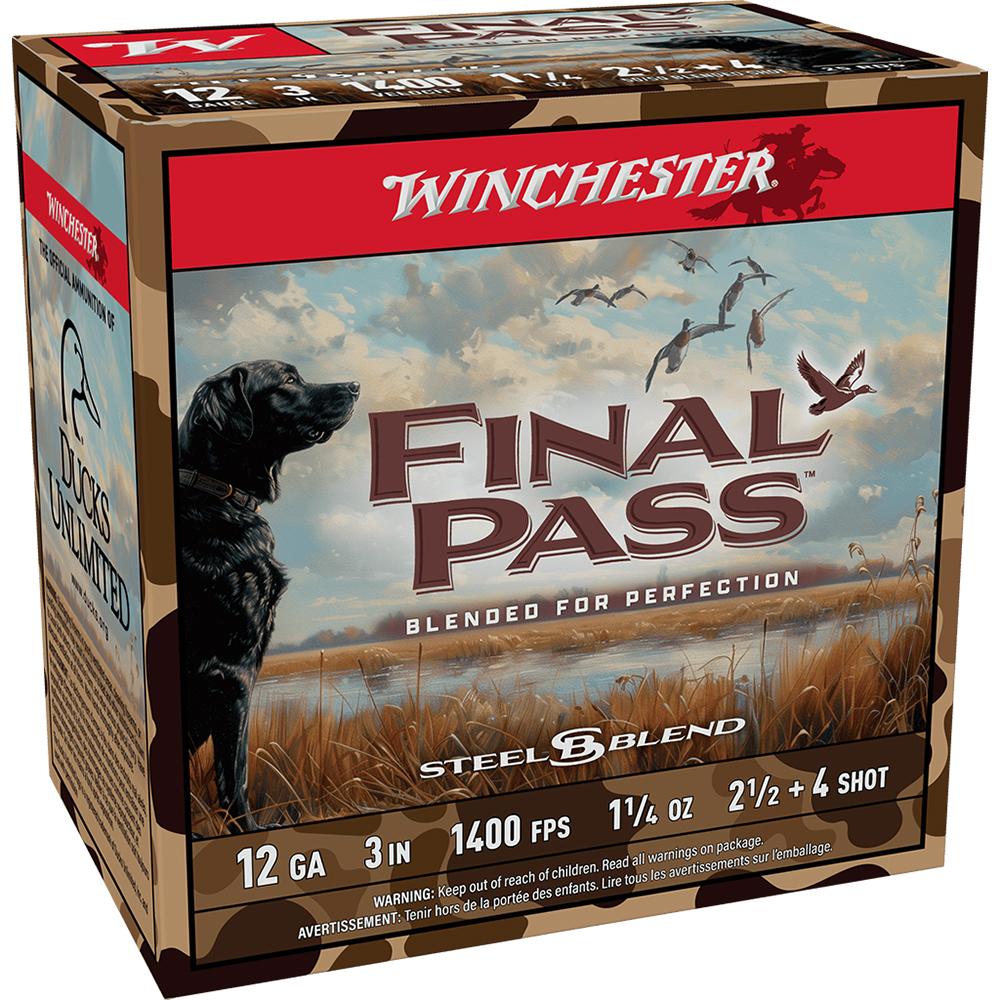 FINAL PASS 12 GA 3 HS 1-1/4 2.5 & 4 BLEND 25 Rds