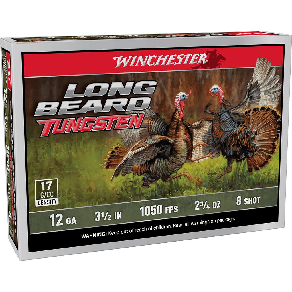 WINCHESTER LONG BEARD TUNGSTEN 12 GA 3.5'' #8 TS17 2-3/4 OZ 5/RDS