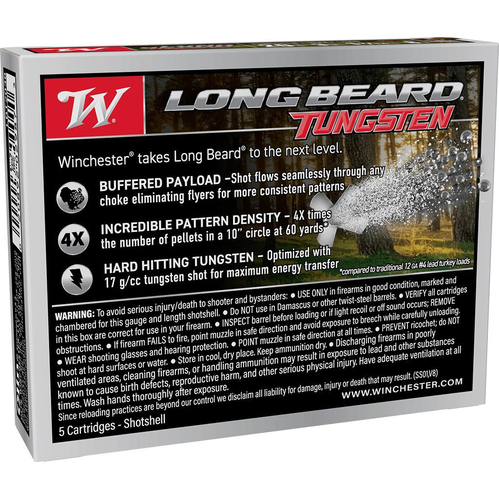WINCHESTER LONG BEARD TUNGSTEN 20 GA 3'' 8 TS17 1-9/16 OZ 5/RDS