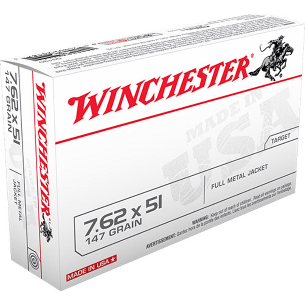 7.62NATO(308)AMMO 147GR FMJ 20RD