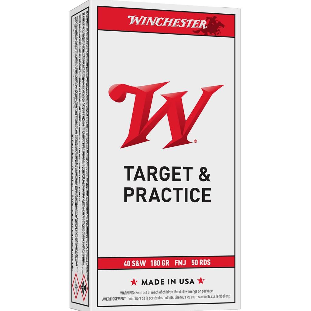 WN 40 S&W FMJ 180GR 50/BX