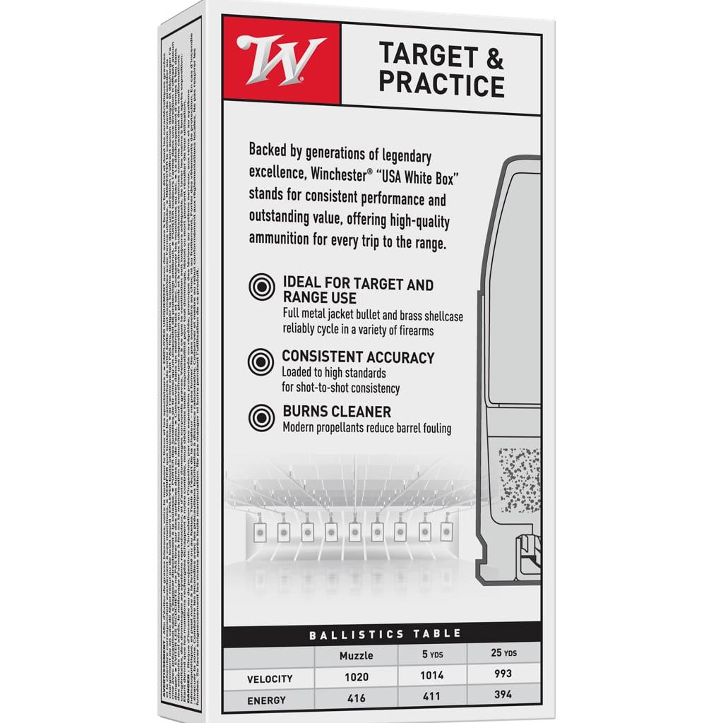 WN 40 S&W FMJ 180GR 50/BX