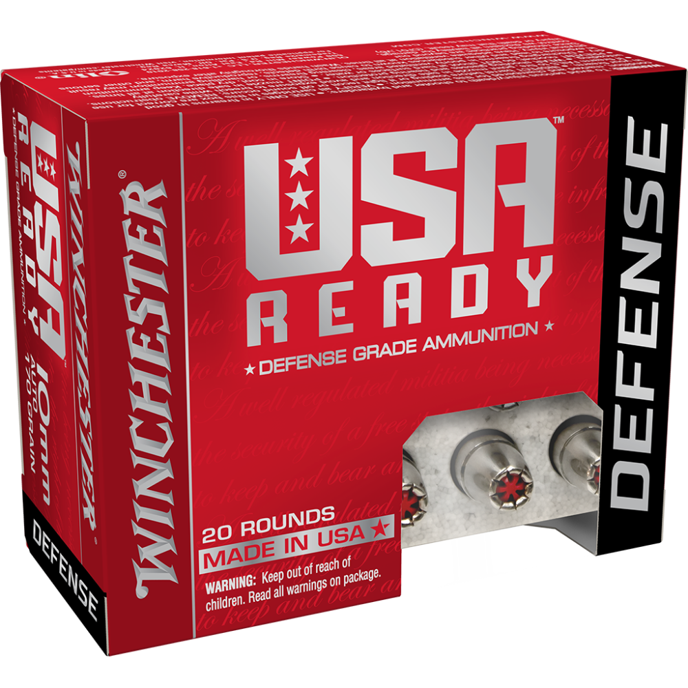 10 MM AUTO USA READY HEX-VENT HP 170 GR 20 Rounds