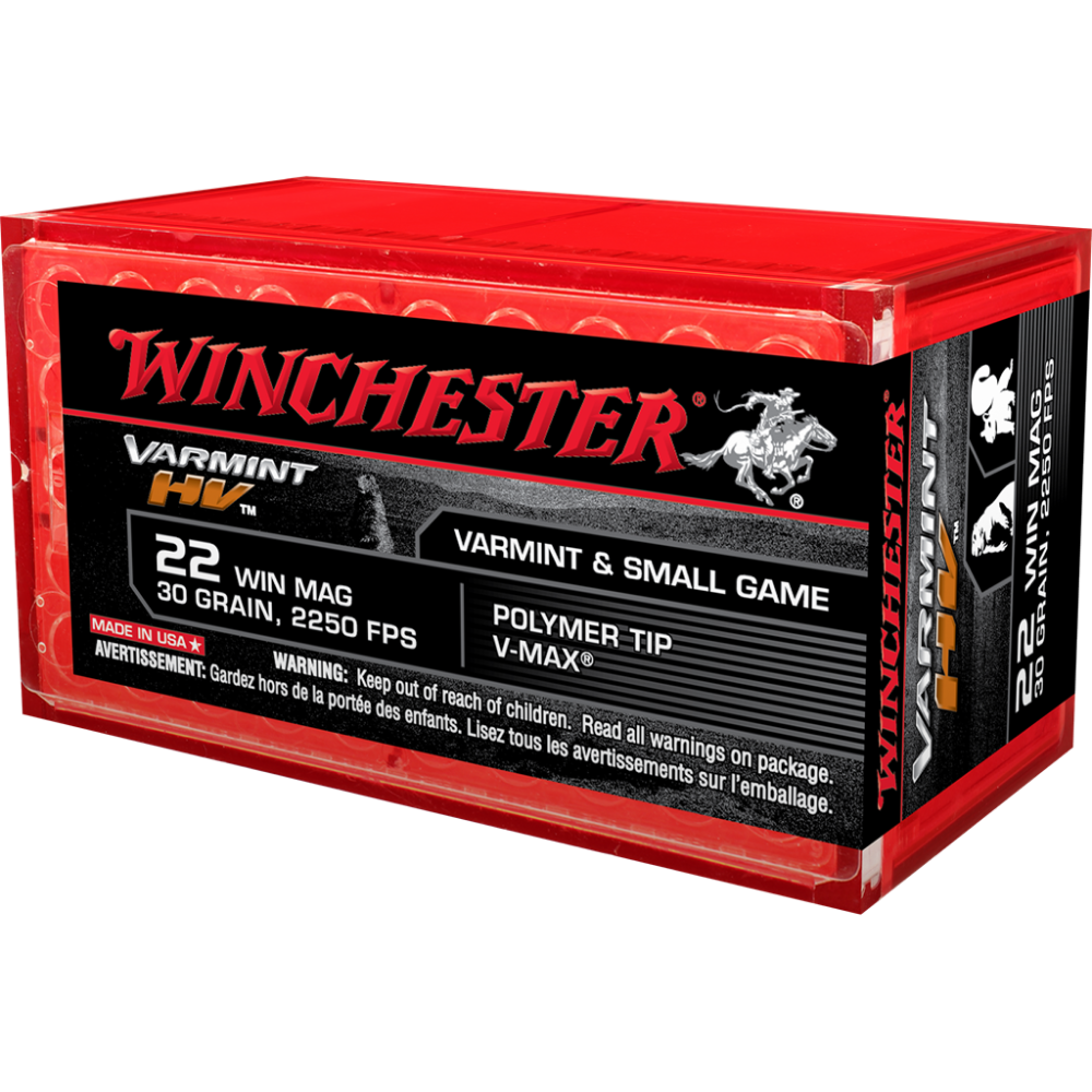 WIN 22WMR 30GR VARMINT HIGH VELOCITY 50/RD