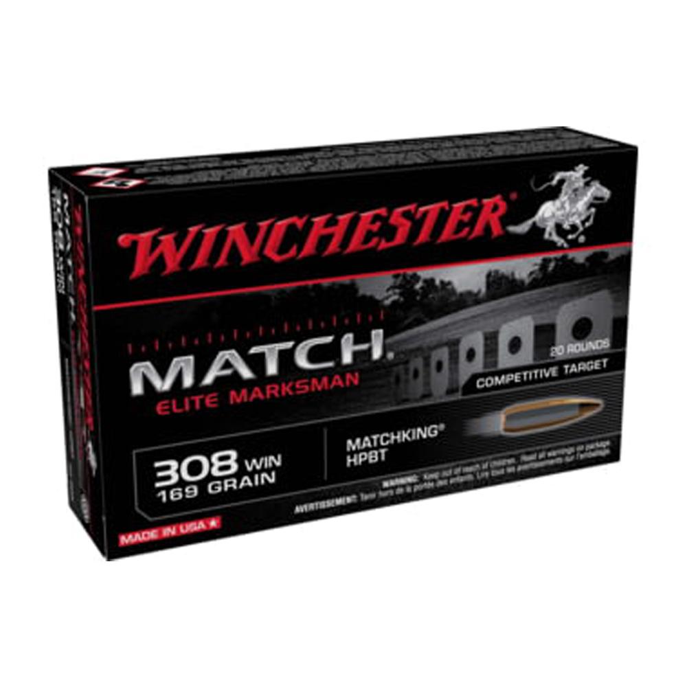 308 WIN MATCH ELITE MARKSMAN HPBT 169 GR 20 Rounds