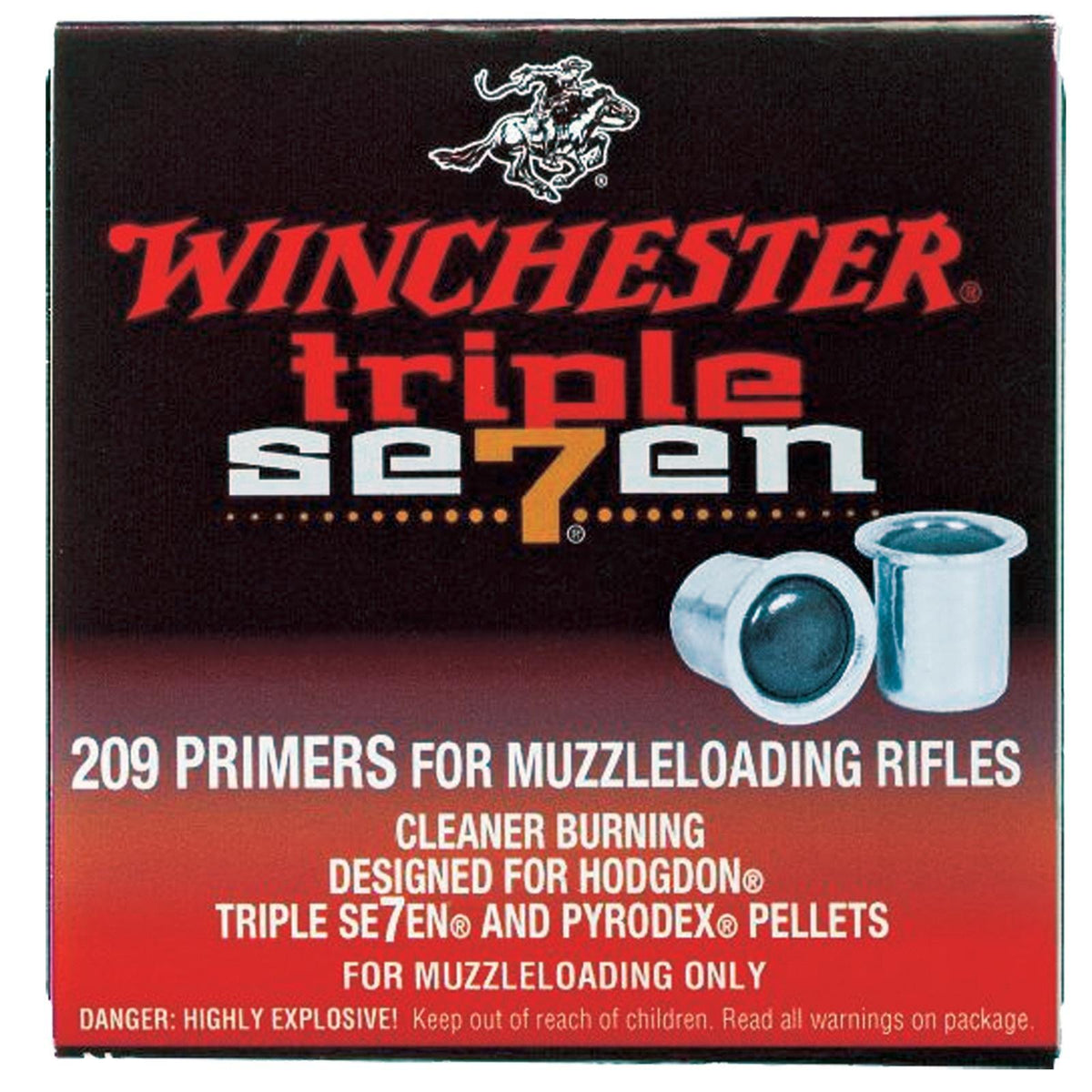WINCHESTER PRIMERS #209 TRIPLE SE7EN MUZZLEOADER 100/CT