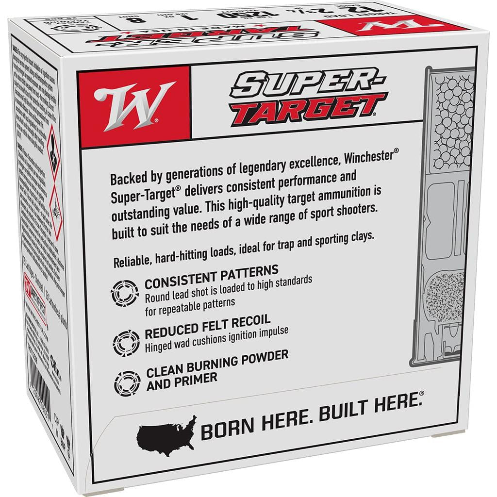SUPER-TARGET 12 GA 2-3/4 #8 1 OZ 1250 FPS 25 RD