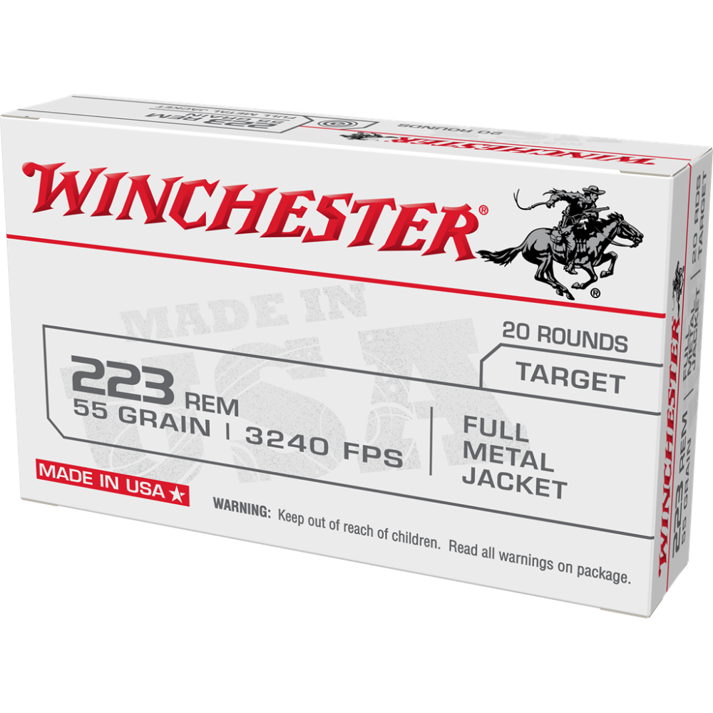 Lake City 223 REM FMJ WIN 55 GR 20RD