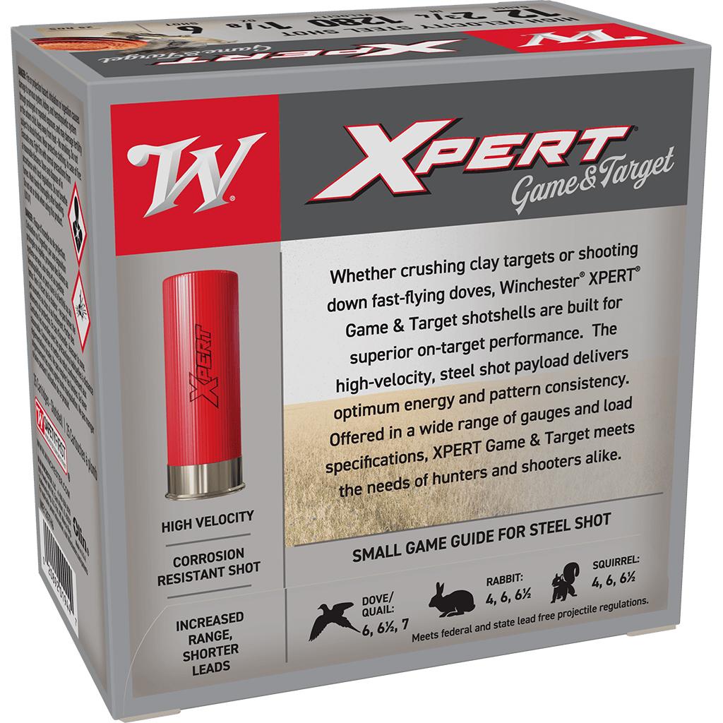 G&T STEEL SHOT 12GA 1-1/8 #6 25RD