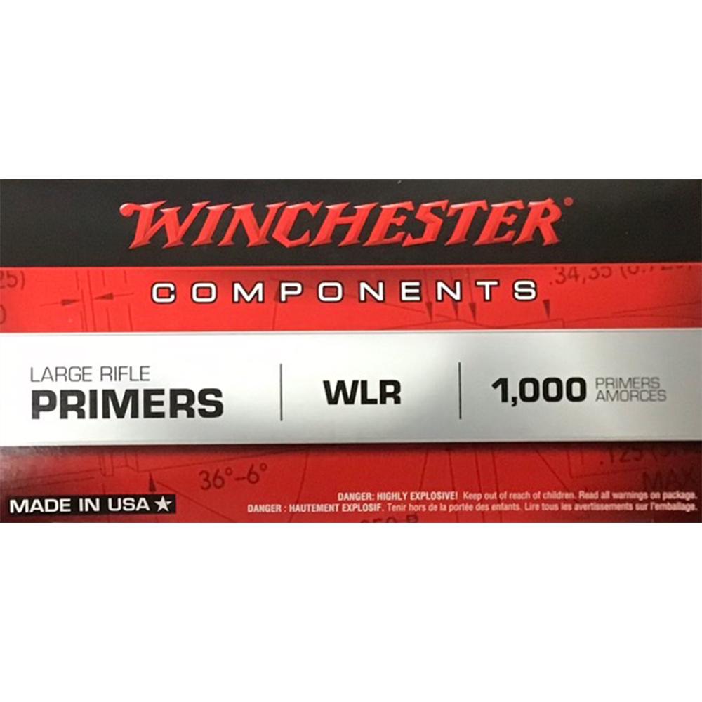 WINCHESTER PRIMERS LARGE RIFLE 1000/CT