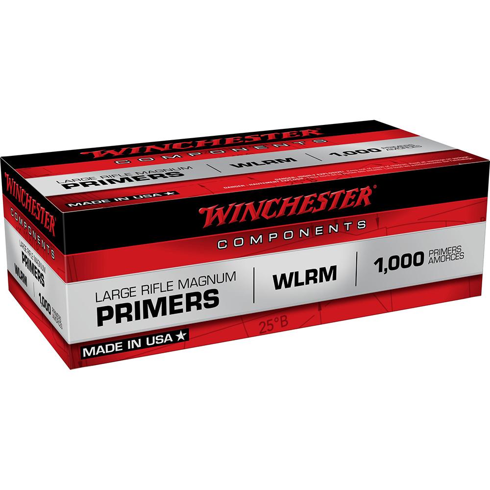 WINCHESTER PRIMERS LARGE RIFLE MAGNUM 1000/CT