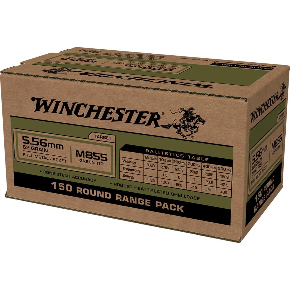 Lake City 5.56mm M855 Green Tip 62gr FMJ 150 RD
