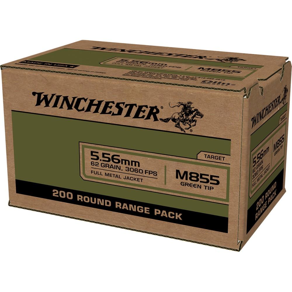 Lake City 5.56mm M855 Green Tip 62gr FMJ 200 RD