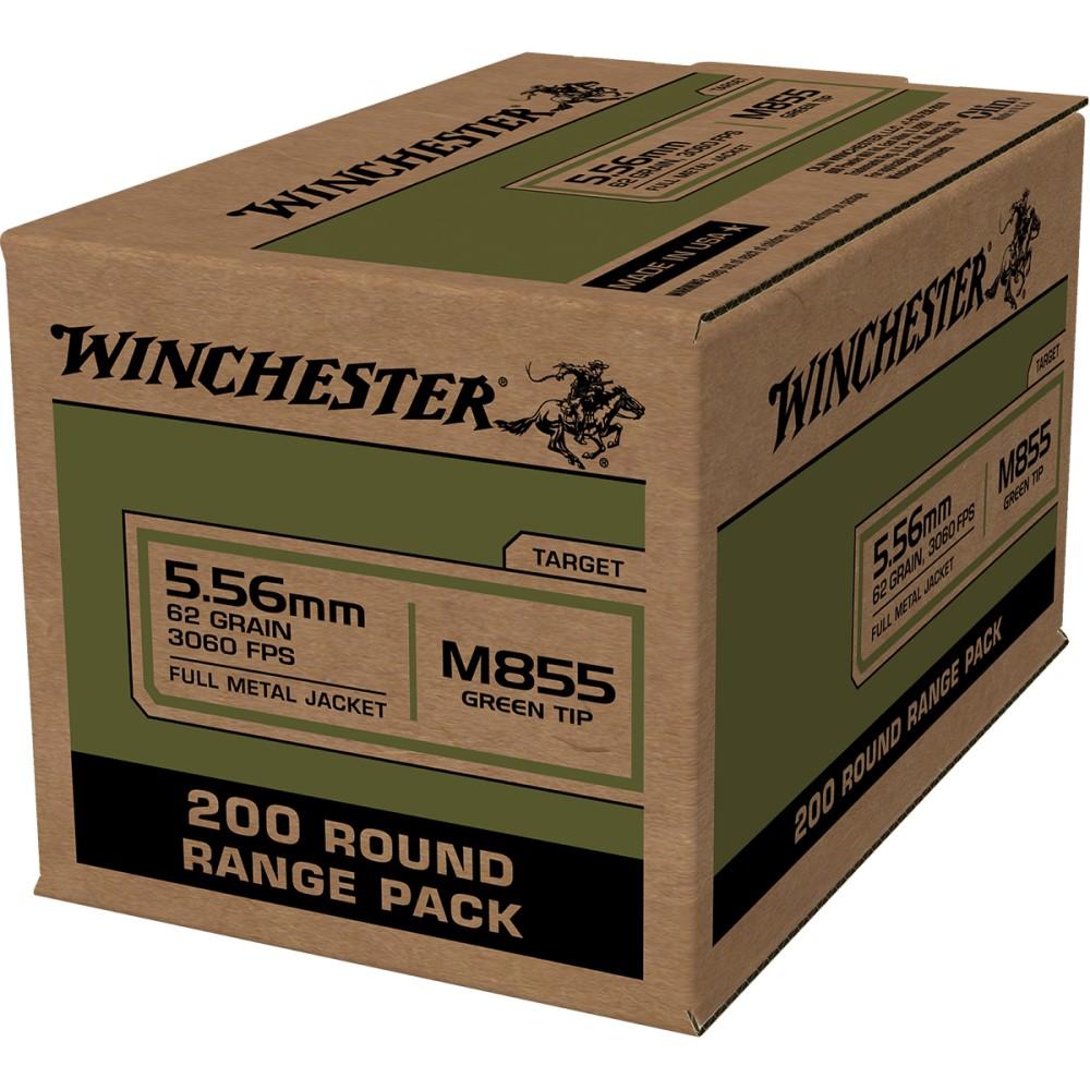 Lake City 5.56mm M855 Green Tip 62gr FMJ 200 RD