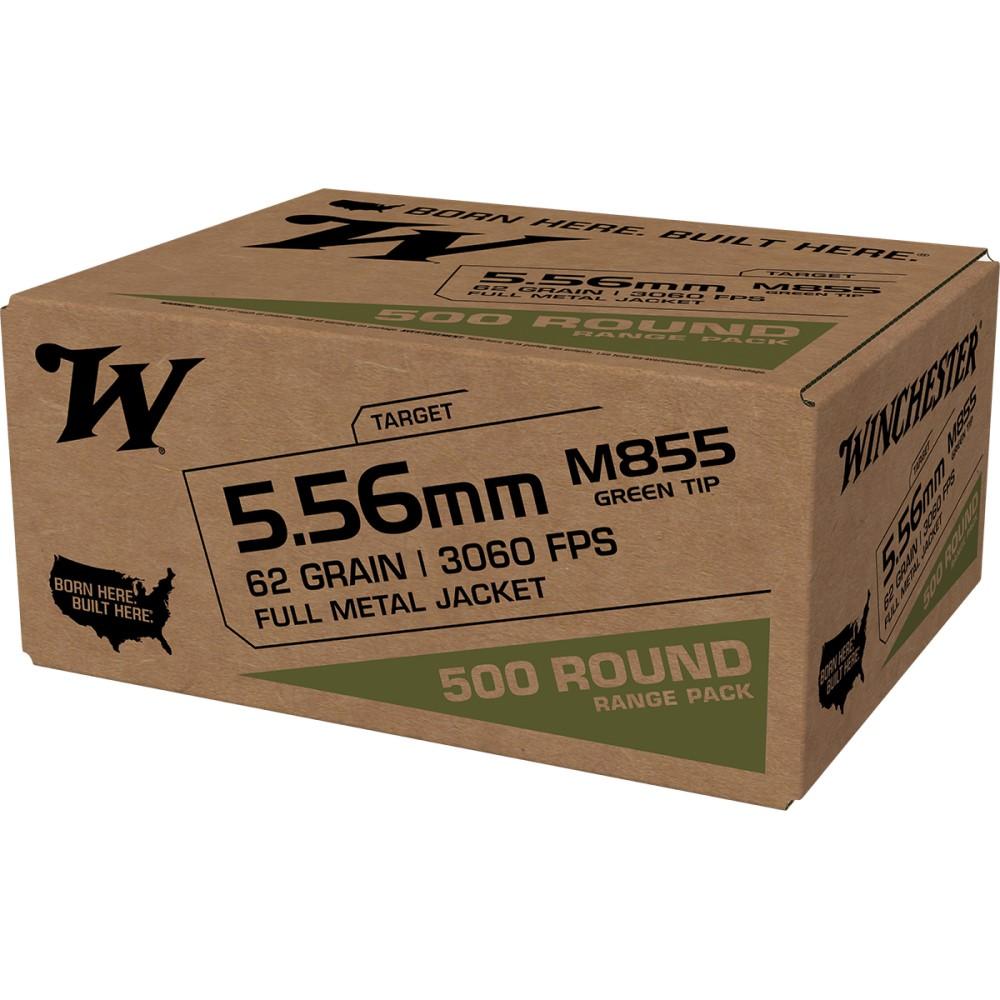 Lake City 5.56mm M855 Green Tip 62gr FMJ 500 RD