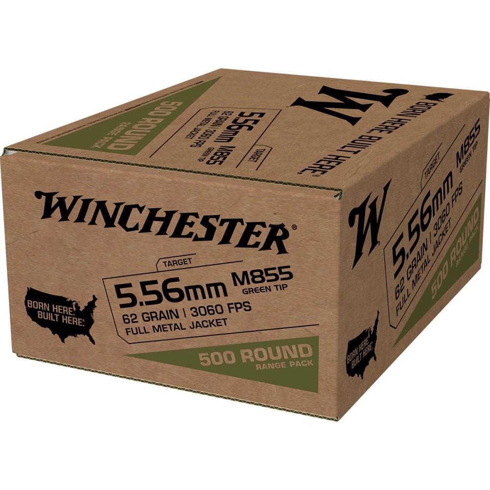 Lake City 5.56mm M855 Green Tip 62gr FMJ 500 RD
