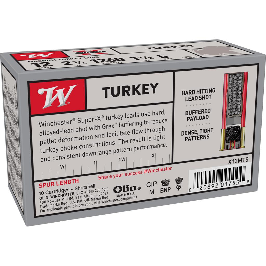 TURKEY 12GA 2 3/4 1 1/2OZ#5 10/R