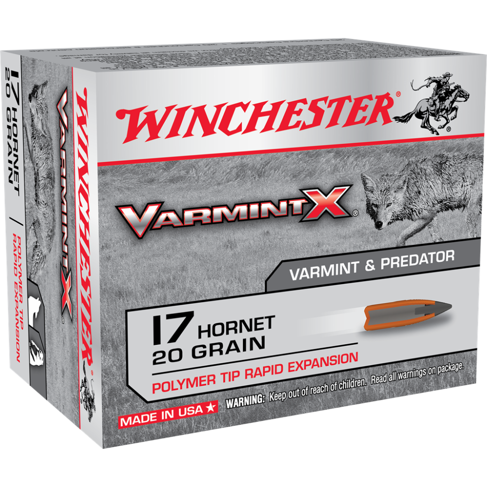 VARMINT-X 17 HORNET 20GR POLYMER TIP 20RD