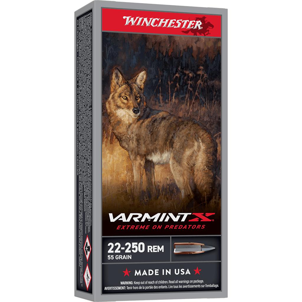 22-250 REM VARMINTX XP 55 GR 20RD
