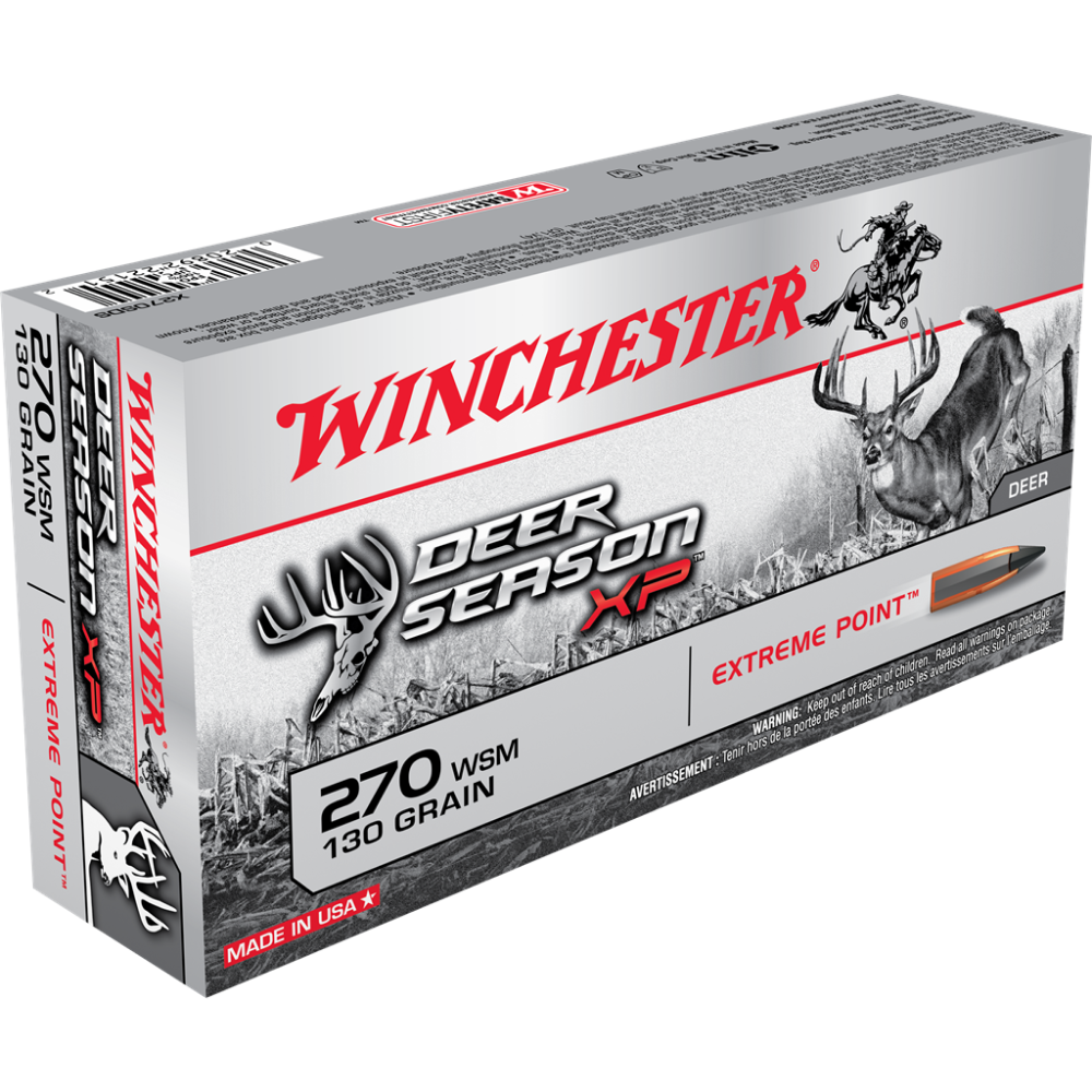Deer Season XP 270 WSM 130gr Extreme Point Polymer Tip 20 rds