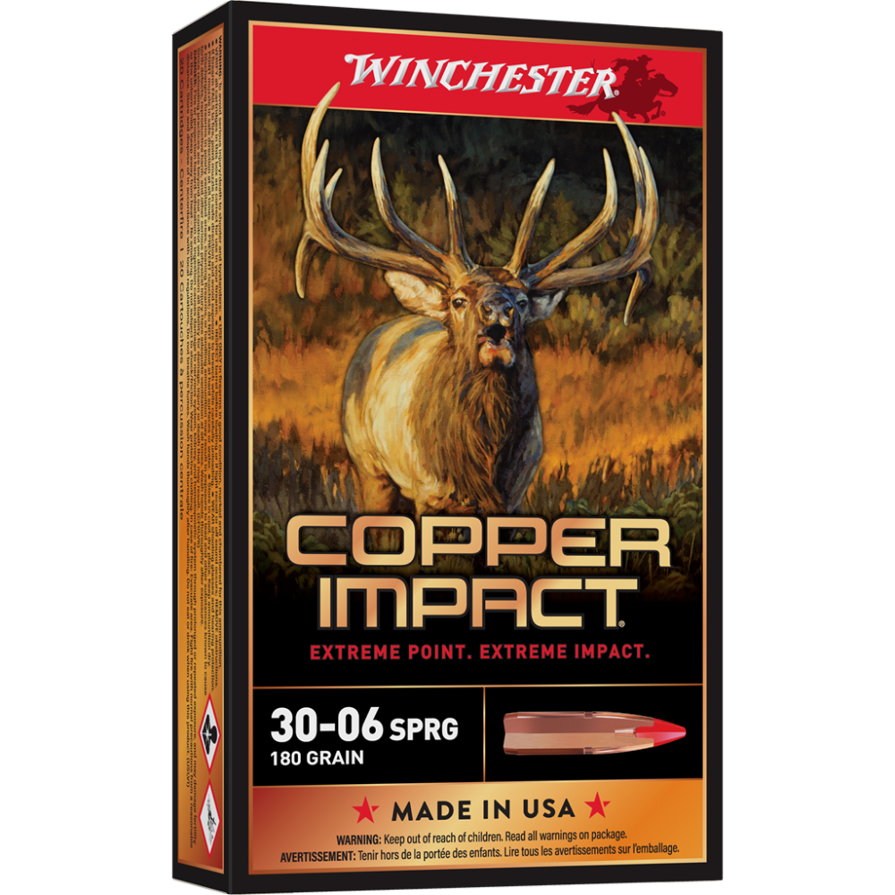 30-06 SPRG COPPER IMPACT 180 GR LEAD FREE 20 Rounds