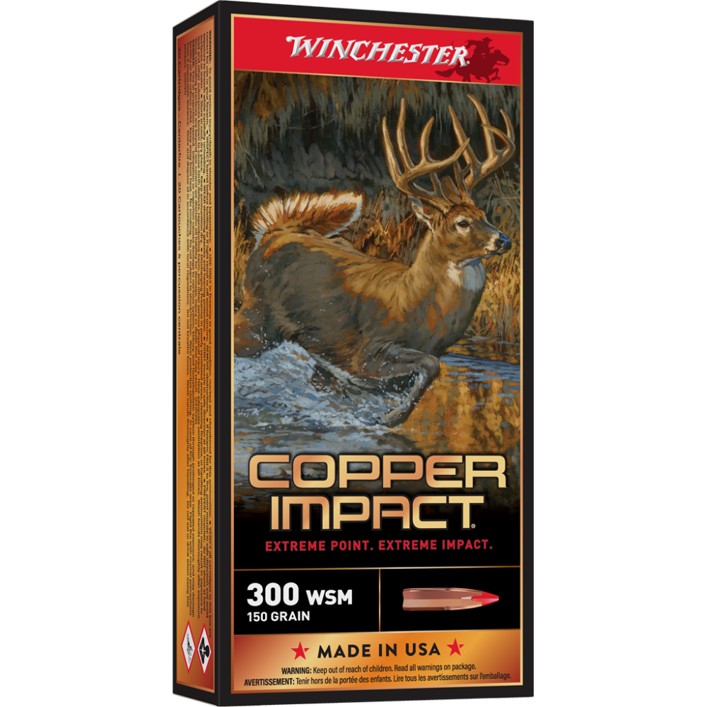 300 WSM COPPER IMPACT 150 GR LEAD FREE 20 Rounds