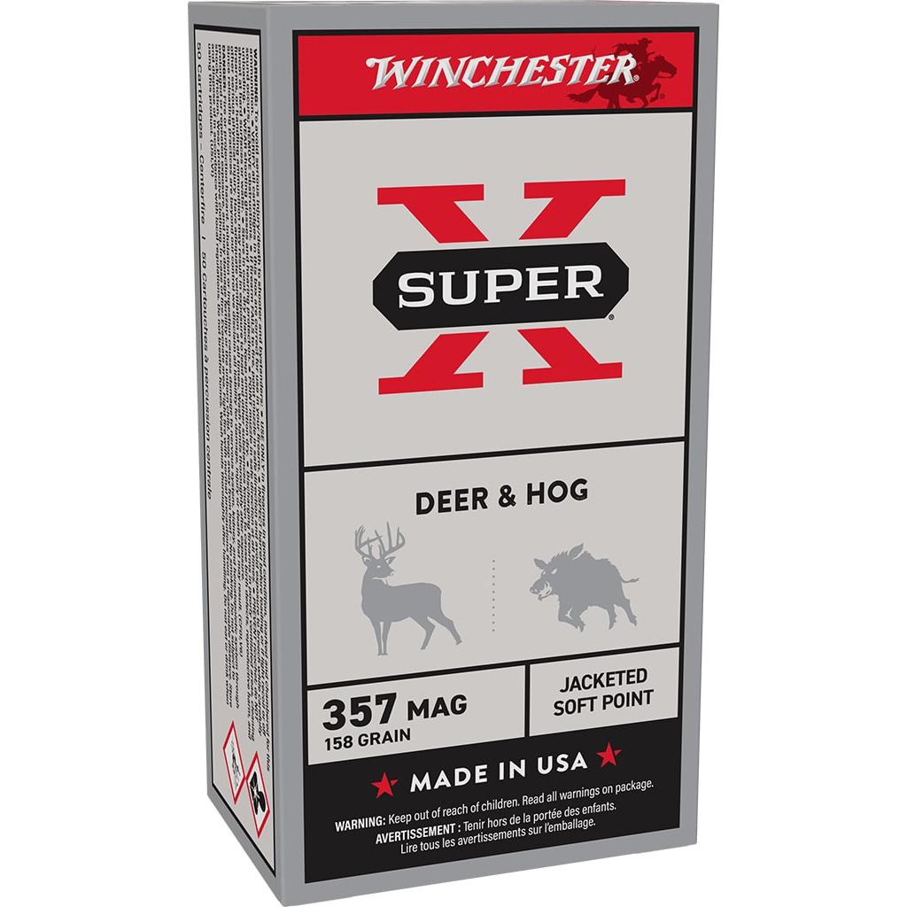 WIN AMMO .357MAG 158GR JSP
