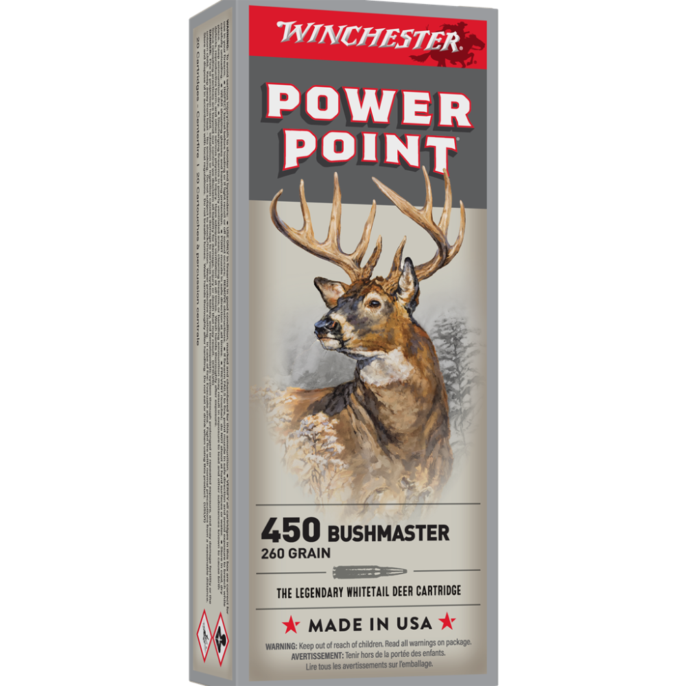 450 Bushmaster 260gr Power Point 20RD