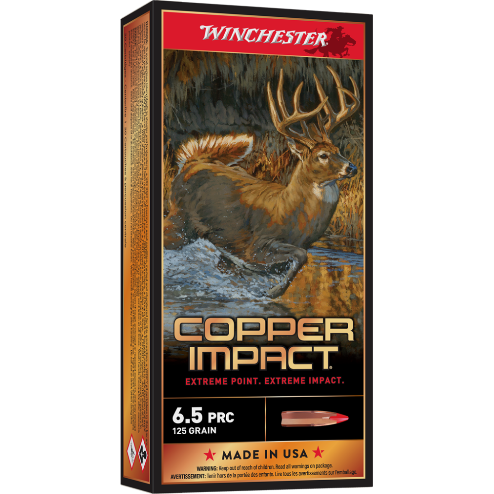 6.5 PRC COPPER IMPACT 125 GR LEAD FREE 20 Rounds