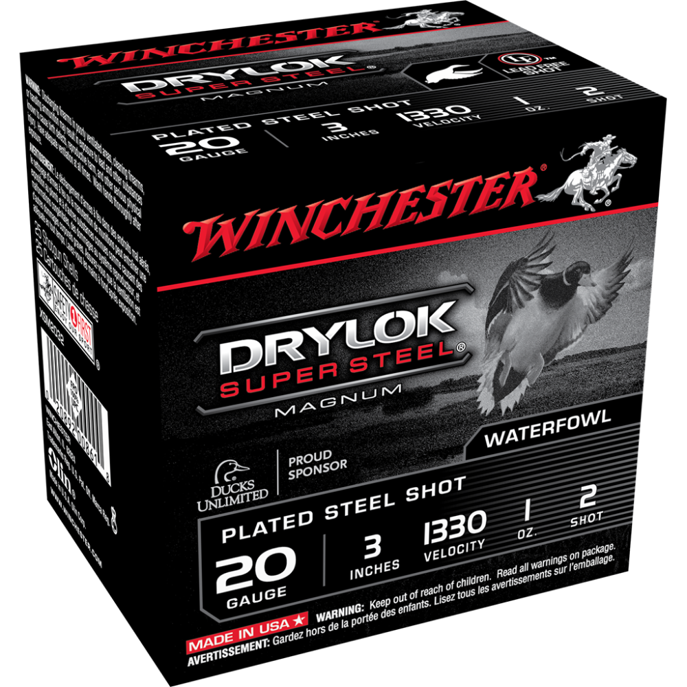 WIN 20GA 3 DRYLOK STEEL MAGNUM 1oz #2 25/RD