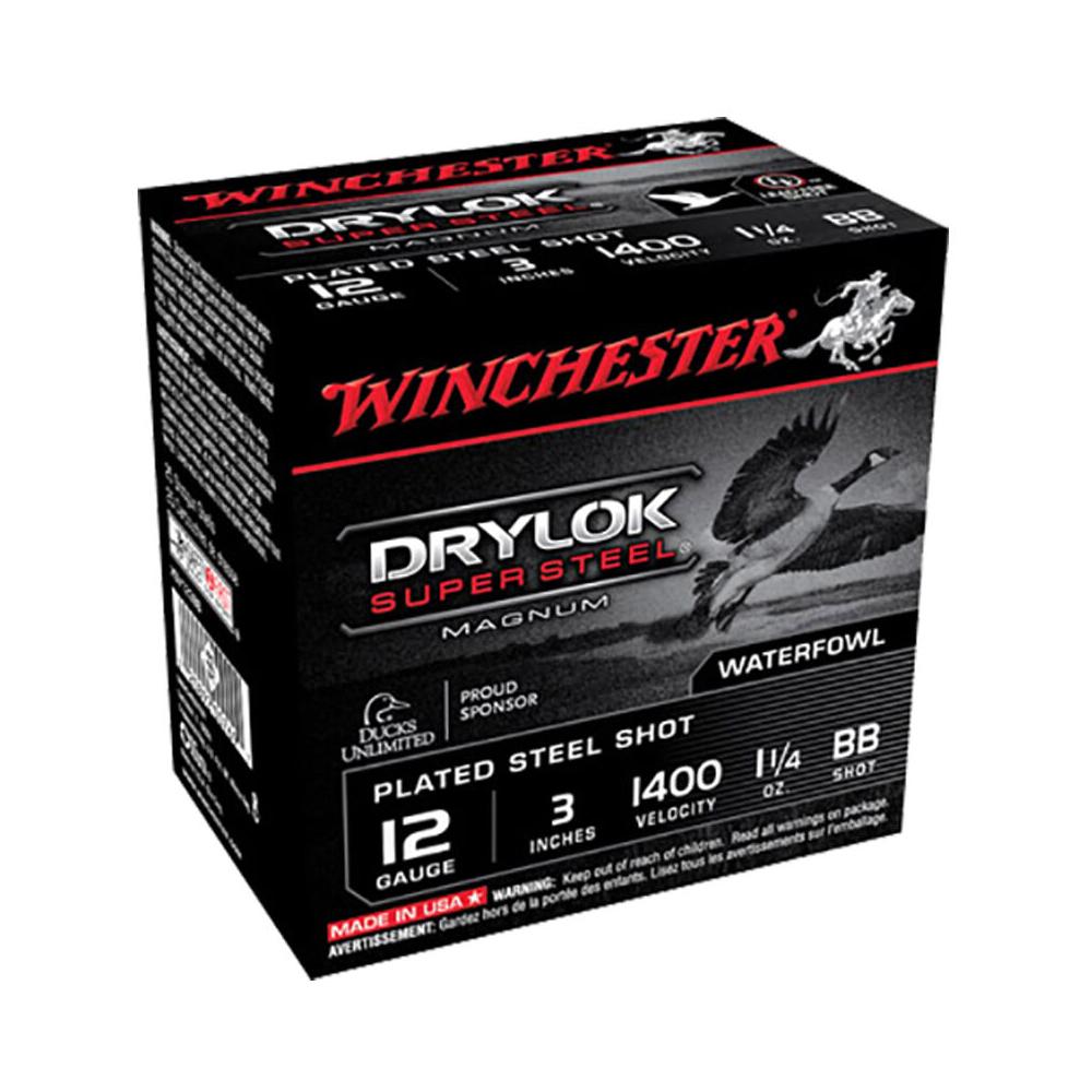 WIN 12GA  3 Drylok Steel Magnum 1-1/4oz #BB 25/RD
