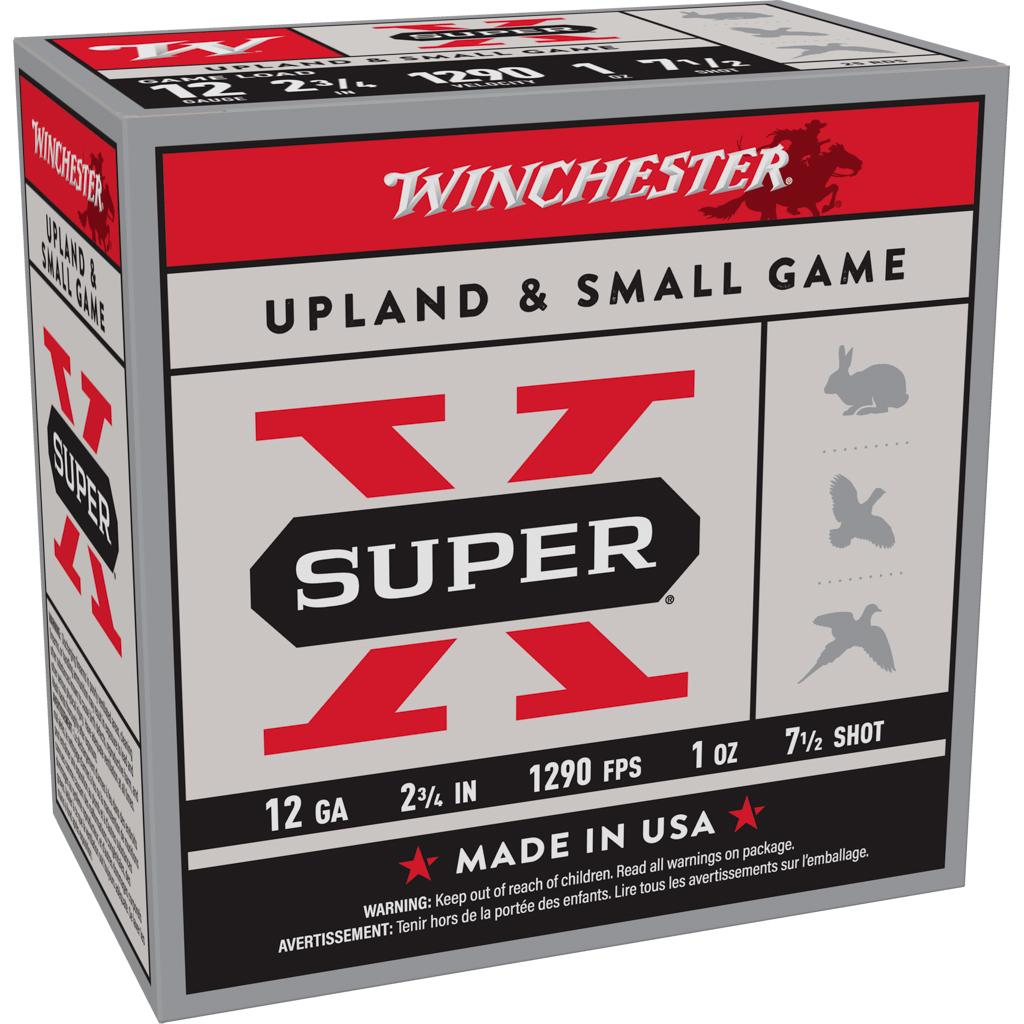 WIN 12GA 2-3/4 SUPER-X UPLAND 1oz #7-1/2 25/RD