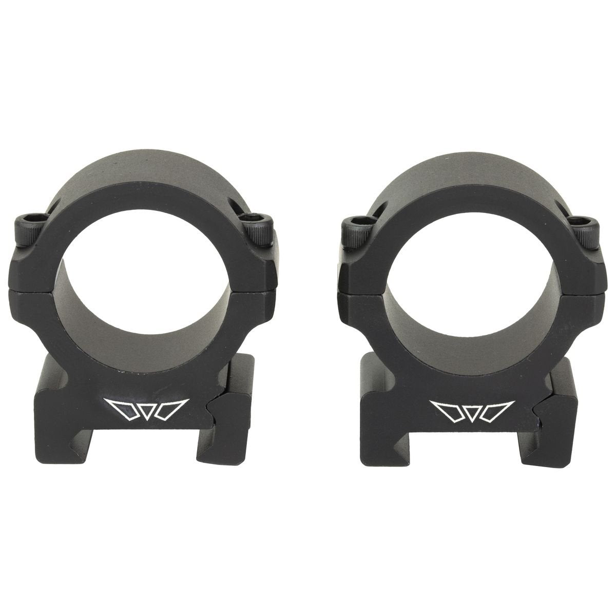 Warne Vapor Horizontal Scope Rings - Picatinny - 30mm - Medium