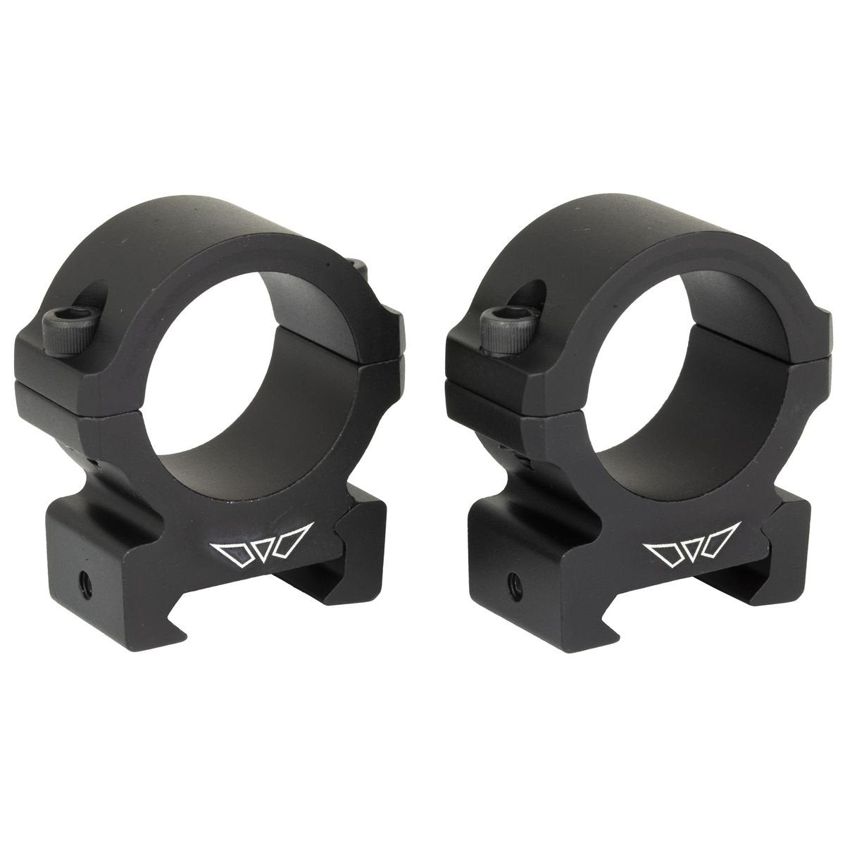 Warne Vapor Horizontal Scope Rings - Picatinny - 30mm - Medium