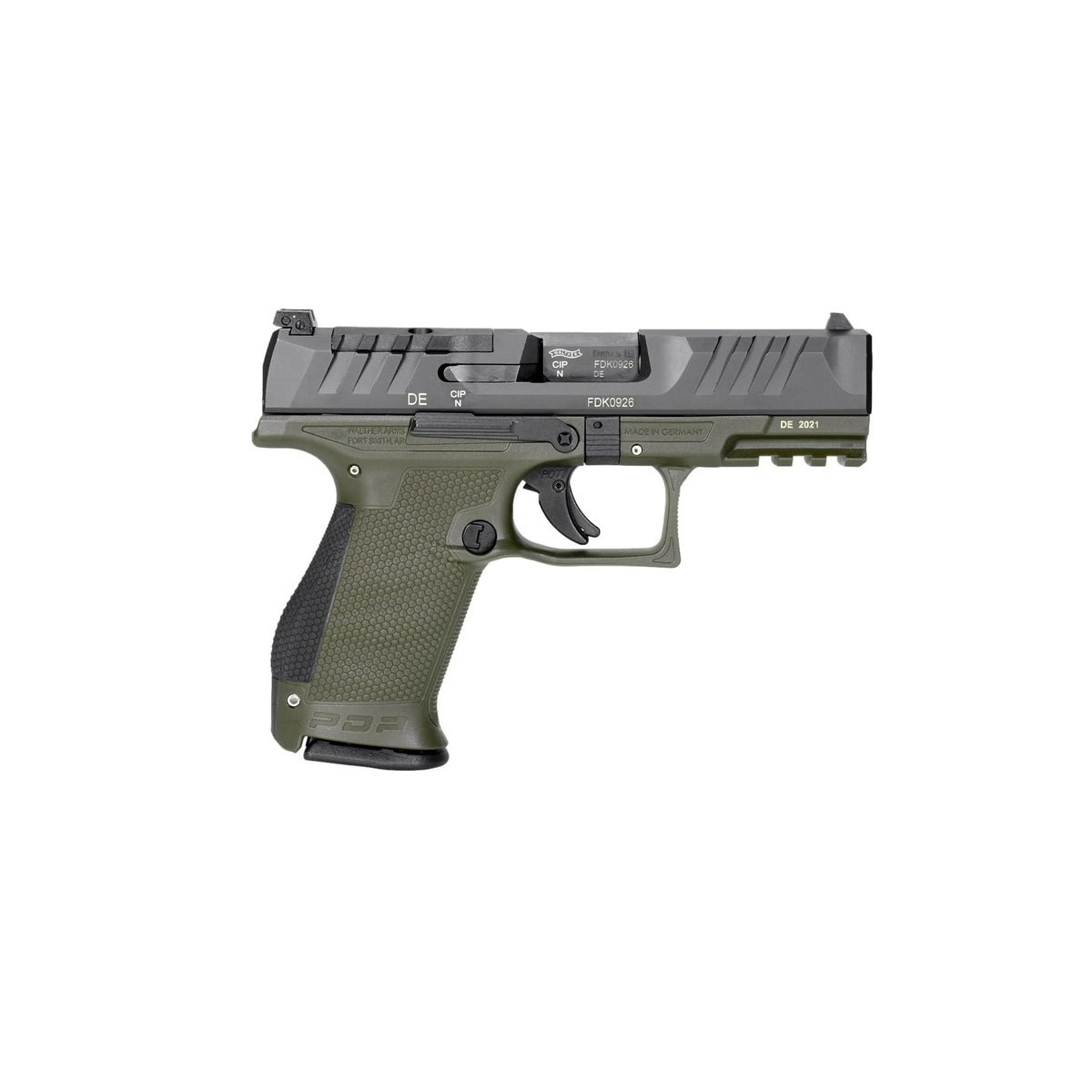 PDP Compact Optic Ready 4in Two-Tone Green .9MM PISTOL