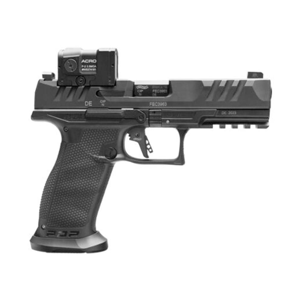 Walther PDP FS 9mm 4.5in Black 18rd Professional ACRO installed