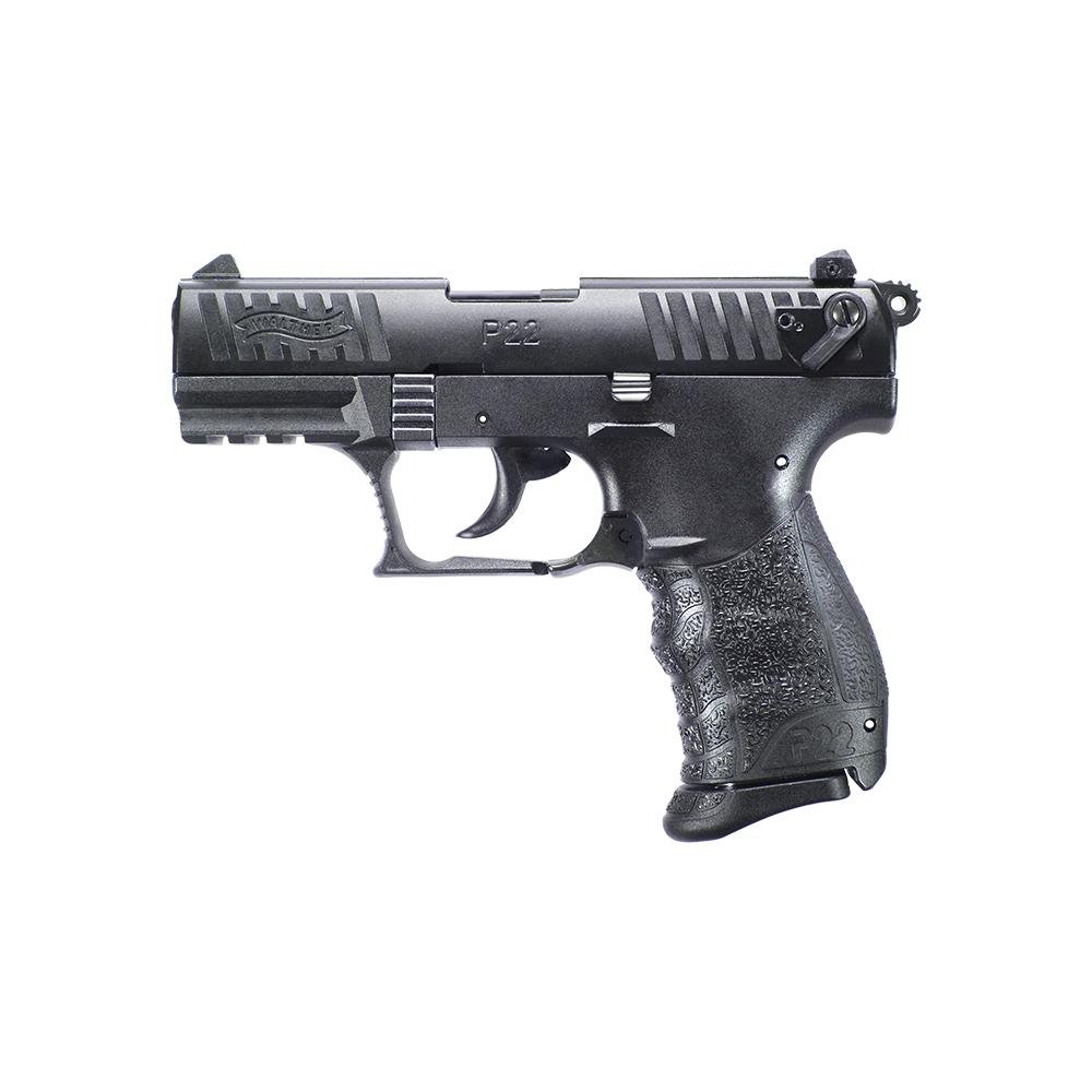 P22Q .22 L.R.  Black  10 round 2 Mags