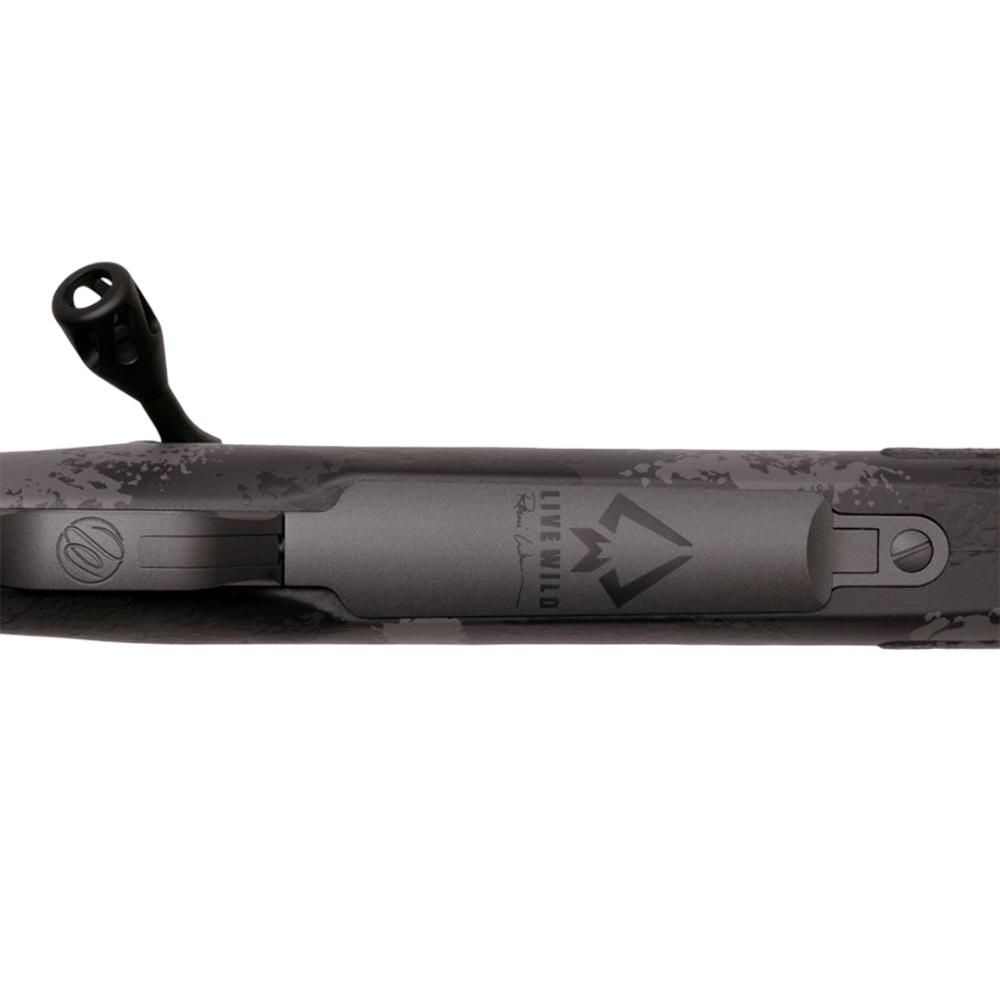 Weatherby Mark V LW 25CM 22'' +2'' Brake CARBON GREY Rcvr BLACK Stk